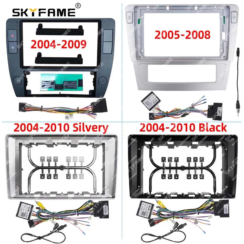 SKYFAME Car Frame Fascia Adapter Android Radio Dash Fitting Panel Kit For Volkswagen Passat B5