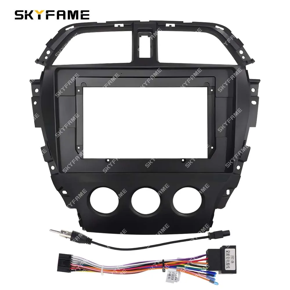 SKYFAME Car Frame Fascia Adapter Android Radio Dash Fitting Panel Kit For Foton Gratour IX5 IX7