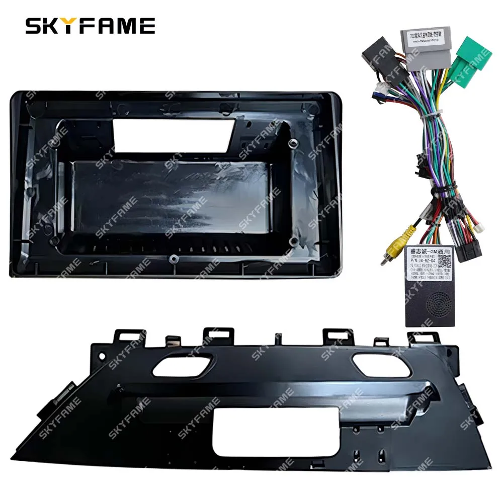 SKYFAME Car Frame Fascia Adapter Canbus Box Decoder Android Radio Dash Fitting Panel Kit For Buick Velite 6