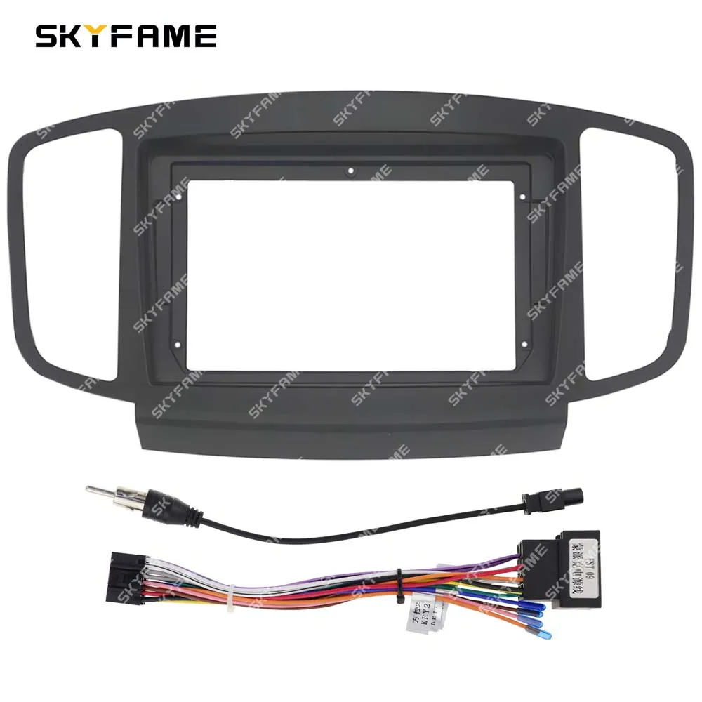 SKYFAME Car Frame Fascia Adapter Android Radio Dash Fitting Panel Kit For Foton Tunland