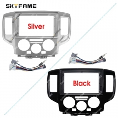 SKYFAME Car Frame Fascia Adapter Canbus Box Decoder Android Radio Dash Fitting Panel Kit For Nissan NV200