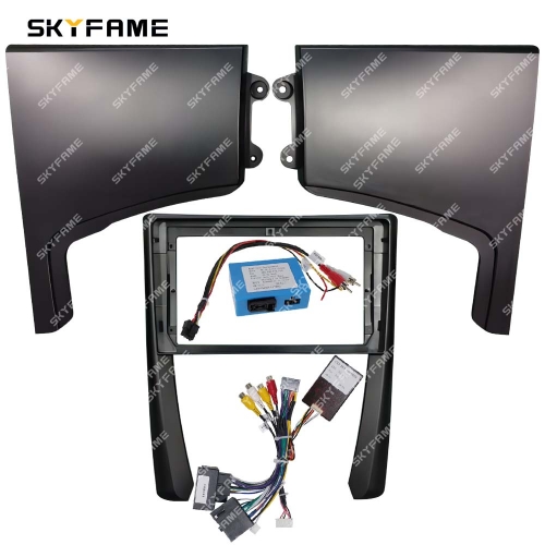 SKYFAME Car Frame Fascia Adapter Canbus Box Decoder Android Radio Dash Fitting Panel Kit For Porsche 911 997/Boxter/Cayman
