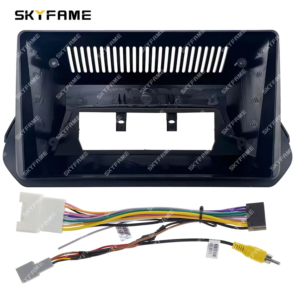 SKYFAME Car Frame Fascia Adapter Android Radio Dash Fitting Panel Kit For Mitsubishi Triton Outlander