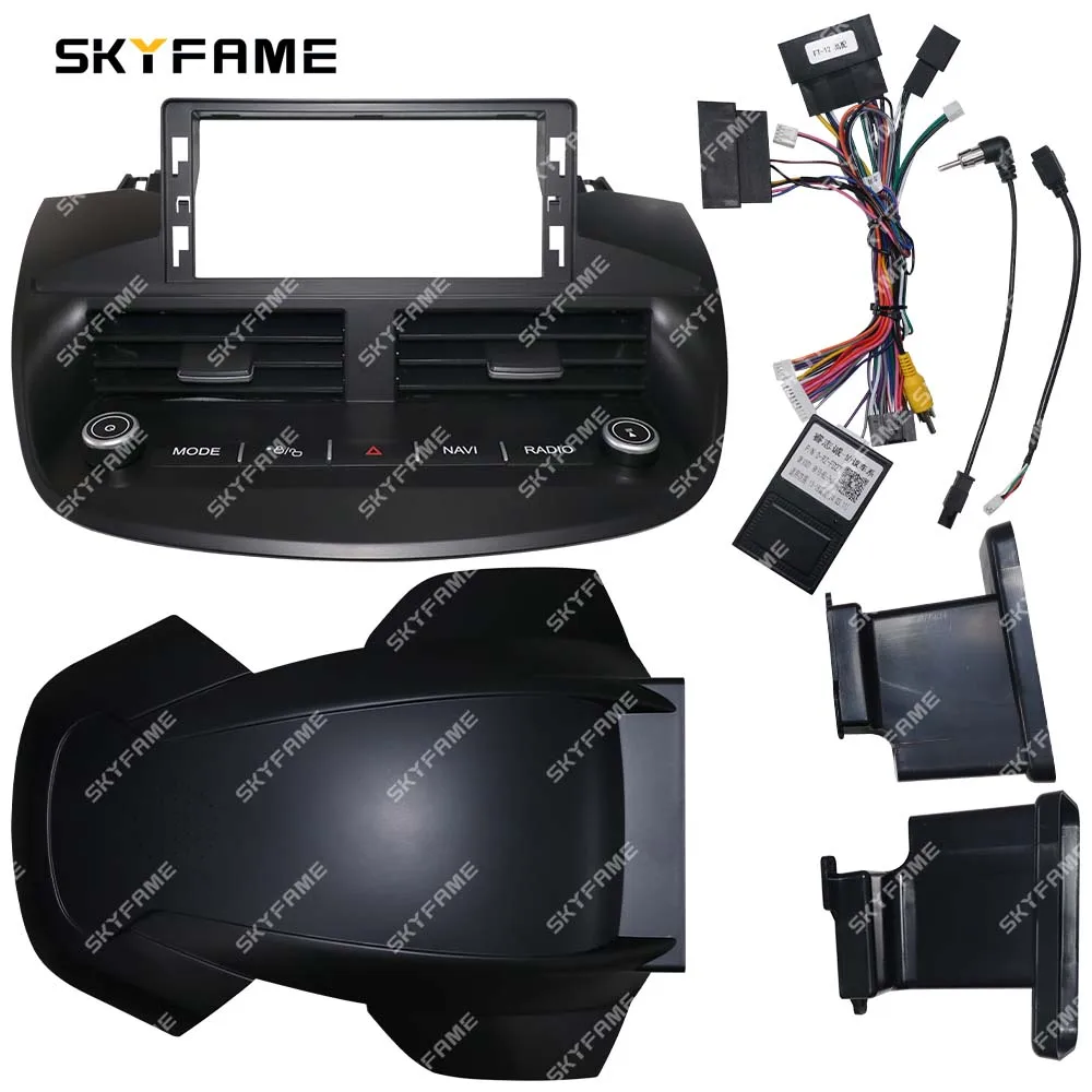 SKYFAME Car Frame Fascia Adapter Canbus Box Decoder Android Radio Dash Fitting Panel Kit For Ford Kuga Escape