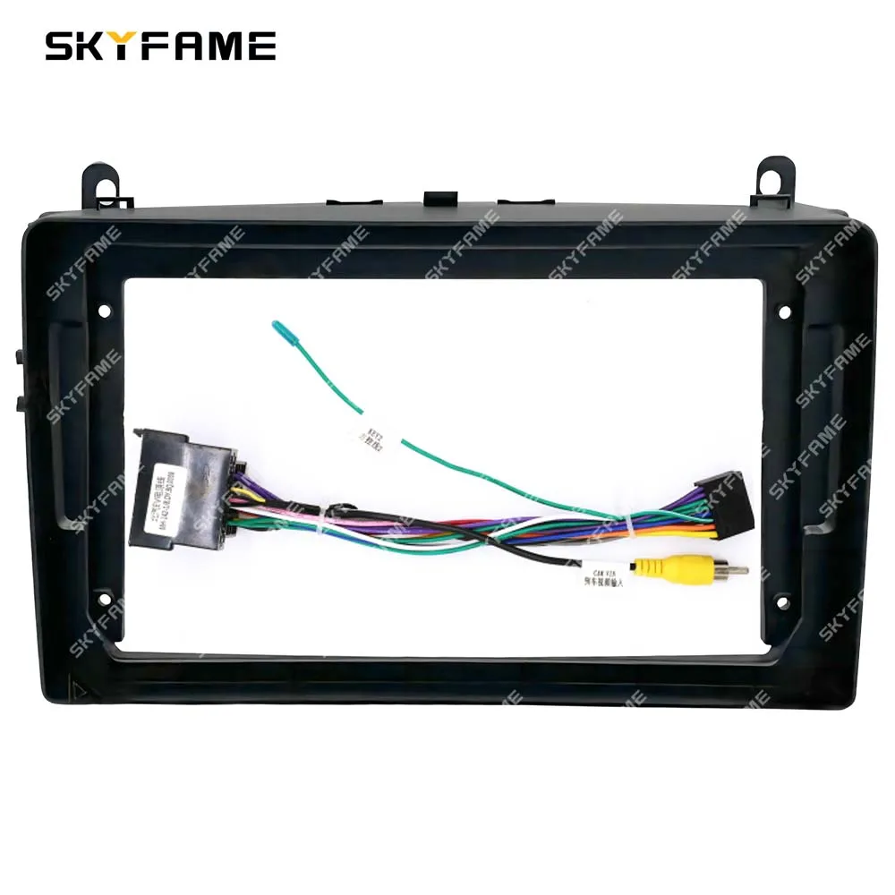 SKYFAME Car Frame Fascia Adapter Android Radio Dash Fitting Panel Kit For Baic E Class 150 160 200 Senova D20