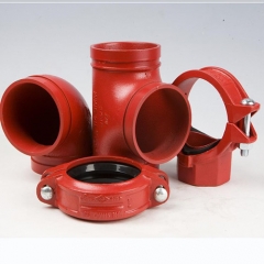 ductile iron Grooved fittings UL FM approved flexible coupling