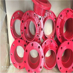 Ductile iron grade 500-7/450-12 in accordance with ISO 1083. flange adaptors