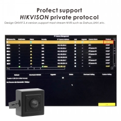 5MP POE IP Security Mini Hidden Camera, 3.7mm Wide Angle Pinhole Lens Indoor Spy Camera,ONVIF (Work with Hikvision/Dahua/LTS PoE NVR)