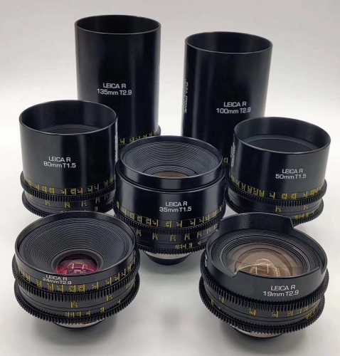 Leica R Cinemod Rehouse Lenses Kit