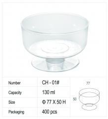 4oz clear plastic partyware,pudding cup,disposible party items