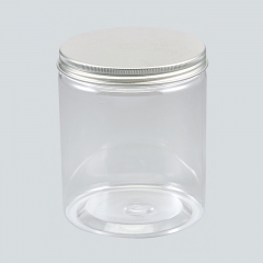 500ml plastic jar with lid,food grade PET bottles,plastic container for foods take away