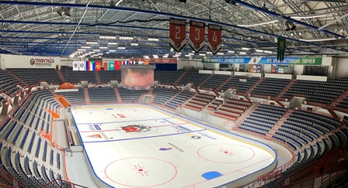 Russian hockey rink