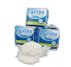 super dry Soft surface and skin-friendly cotton core diaper for adult