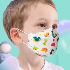 Amazon supplier kf94 Kids face mask individual packing kf 94 facemask protective korea color printed cartoon