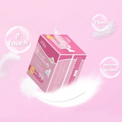 Feminine hygiene products disposable cotton regular winged women sanitary napkin