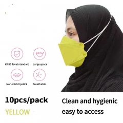 Kf94 Hijab Face Mask Muslim headwear cross ear band color face mask