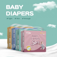 brand of OEM&ODM breathable magic cotton cheap disposable wholesale baby diapers in bales