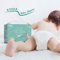 OEM ODM Skin-Friendly Organic Dry Degradable Eco-Friendly Baby Diaper