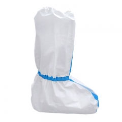 Water resistant boot cover with blue adhesive tape high quality shoe cover