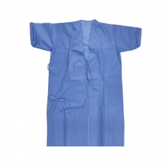 Hospital uniform lab jacket non woven patient exam gowns disposable medical scrub suit