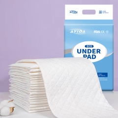 Wholesale disposable super absorbent hygiene underpad sheet blue bed under pad