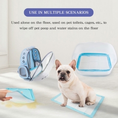 Latest product extra large eco disposable 100% cotton 5 layer absorbent dog pee pad puppy pet training pads