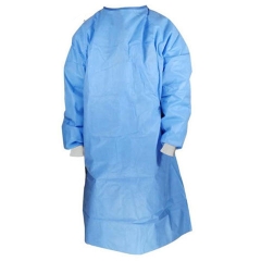 Factory direct sales high quality sms surgical protective gown for isolation