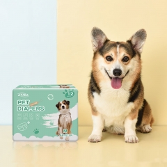 Disposable biodegradable dog cat diapers sap high absorbent pet diapers puppy dog diapers