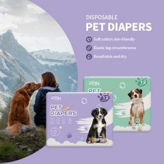 Disposable biodegradable dog cat diapers sap high absorbent pet diapers puppy dog diapers