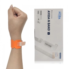 Factory price patient waterproof pvc id wristband medical wristband id band for hospital