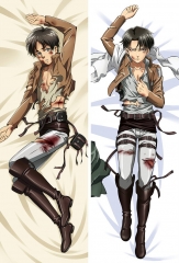 Attack on Titan Eren Yeager & Levi - Custom Body Pillow Case