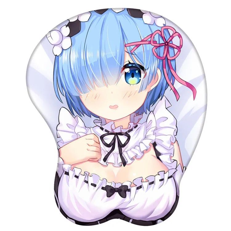 Re Zero Rem Boob Mousepad