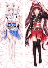 Nekopara Chocola & Vanilla Body Long Pillow