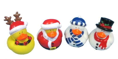 Holiday Rubber Ducks 2"