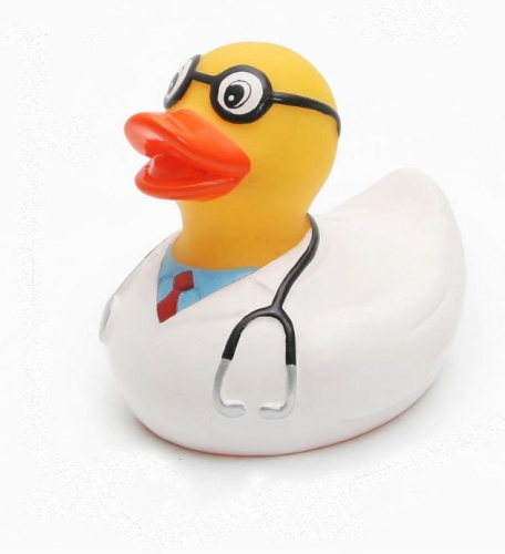 Doctor Rubber Duckies 3"