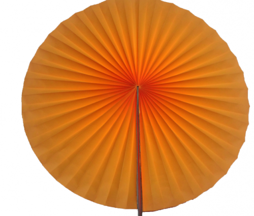 Neon Hanging Paper Fans 14"