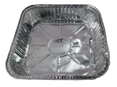 Foil Baking Pan w/Divider 206x206x47mm