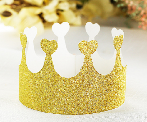 Film Glittered Party Crowns 20x9cm
