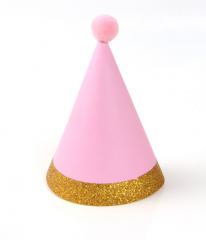 Cone Party Hats with Foil print 19X11cm