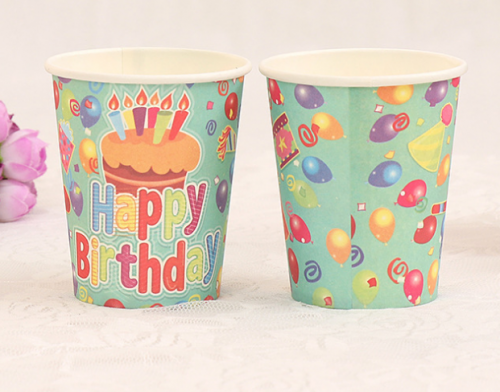 Birthday Paper Cups 9oz