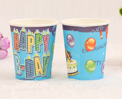 Birthday Paper Cups 9oz