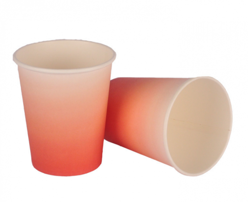 Gradient Color Paper Cups 9oz