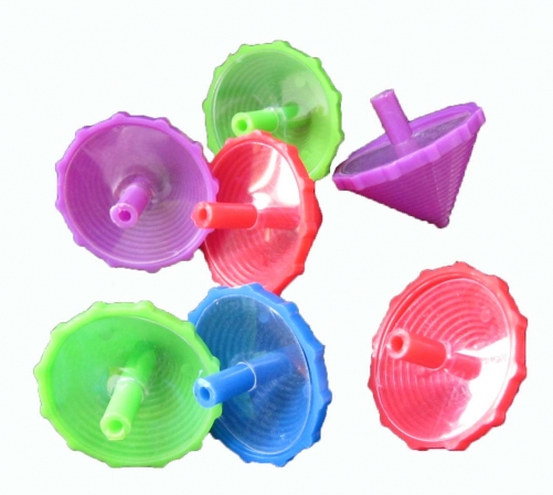 Plastic Spin Tops 1.25"