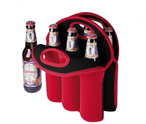 Red 6-Bottle Cooler 29x29cm