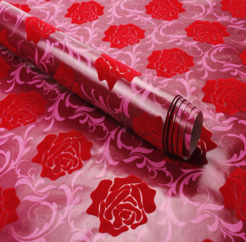Flocked Wrapping Paper
