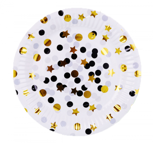 Dots & Star Paper Plate 7" & 9"