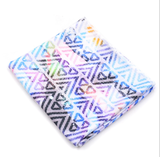 Rainbow Geometry Cool Towels 30x88cm