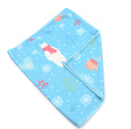 Holiday Season Cool Towels 30x88cm