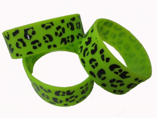 Zebra Print Wristbands 2.5cm width
