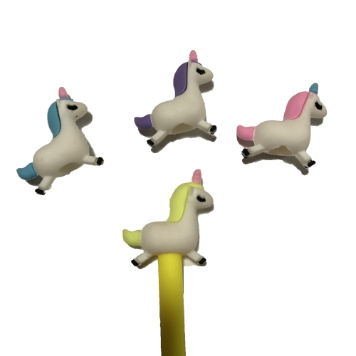 Unicorn Pencil Toppers 1.5"